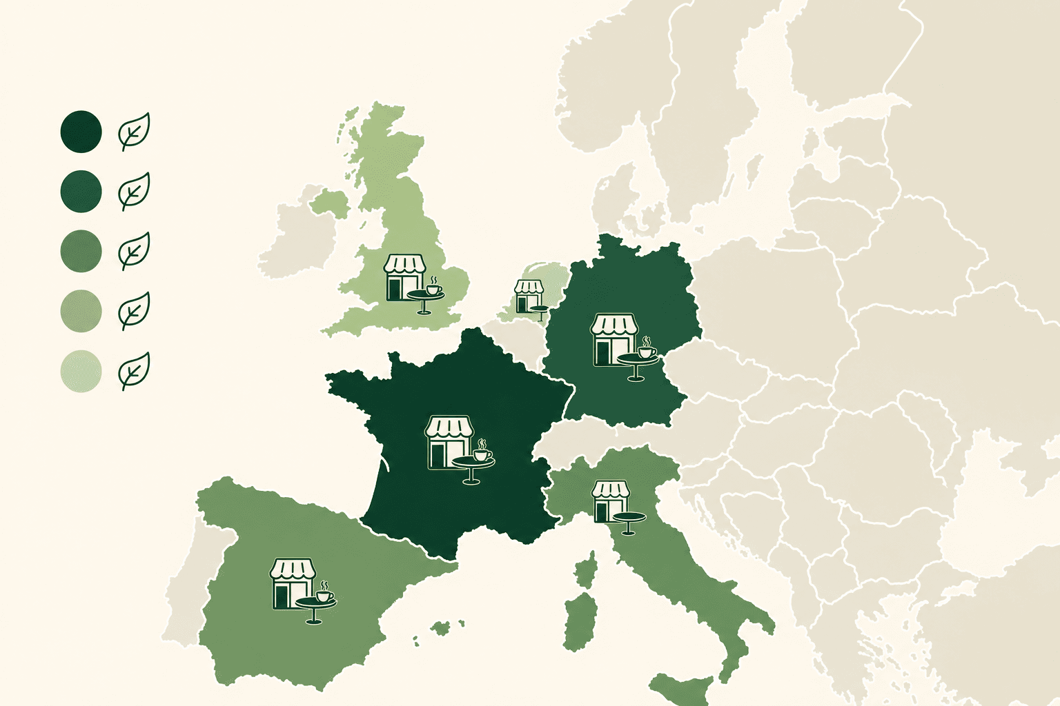 France leads on food waste compliance; Germany, Spain, Italy, Netherlands, and the UK are moving at different speeds